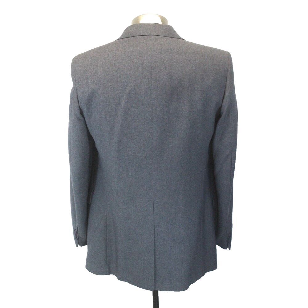 mens gray Vintage 80s Levis 2pc Pant Action Suit knit business‎ retro usa 42 L - Picture 5 of 13